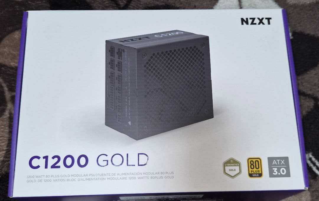 NZXT C1200 GOLD 1200W ATX電源 NZXT | C1200 Gold | 1200 Watt 80 PLUS Gold ATX 3.1 PSU