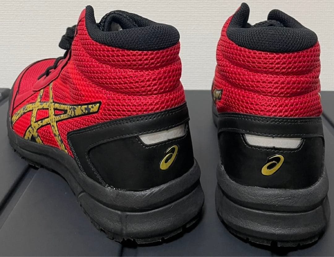 e*ん様 安全靴　FCP104 トゥルーレッド×ゴールド　26.0cm