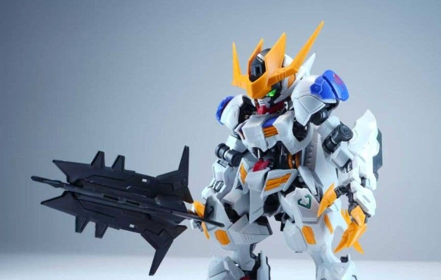 海外製】バエル バルバトス似 形態切替可 MGSD相当 発光 組立式