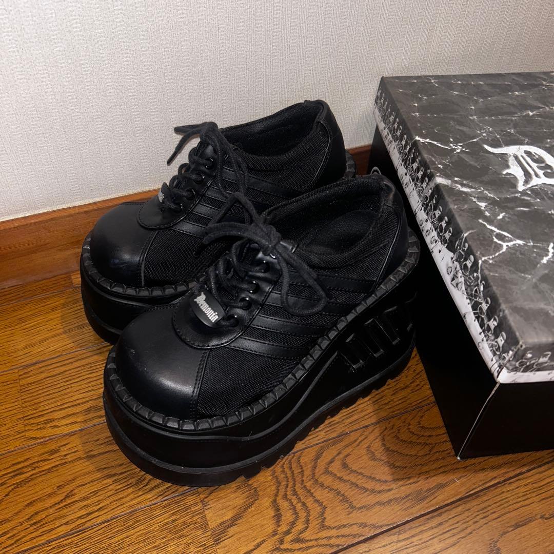 デモニア DEMONIA 厚底スニーカー US6サイズ Pleaser（プリーザー） demonia デモニア 厚底 スニーカー ブーティー