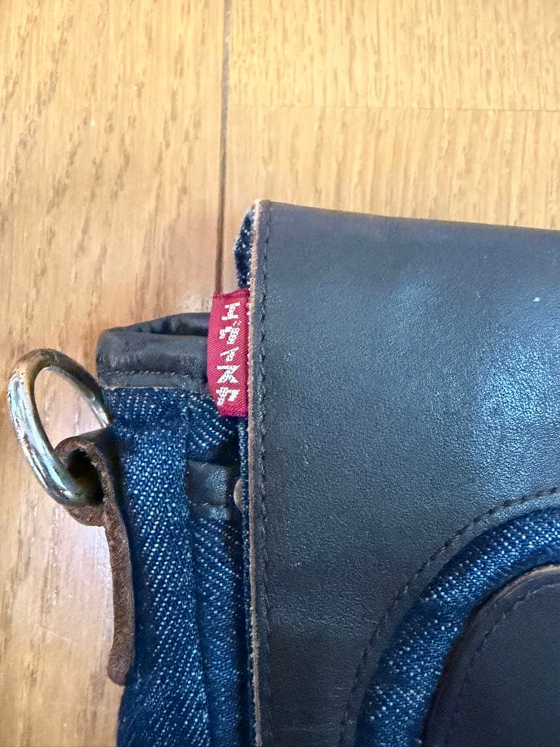 EVISU／デニム×レザー／ミニショルダー／バッグ／希少 - メルカリ