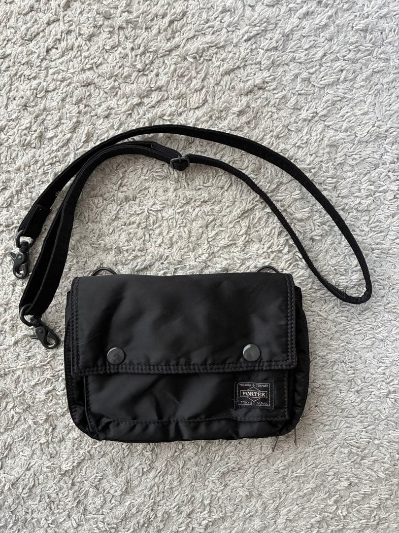 PORTER ブラック ショルダーバッグ サコッシュ Amazon | [ポーター] ショルダーバッグ サコッシュ 1.ブラック