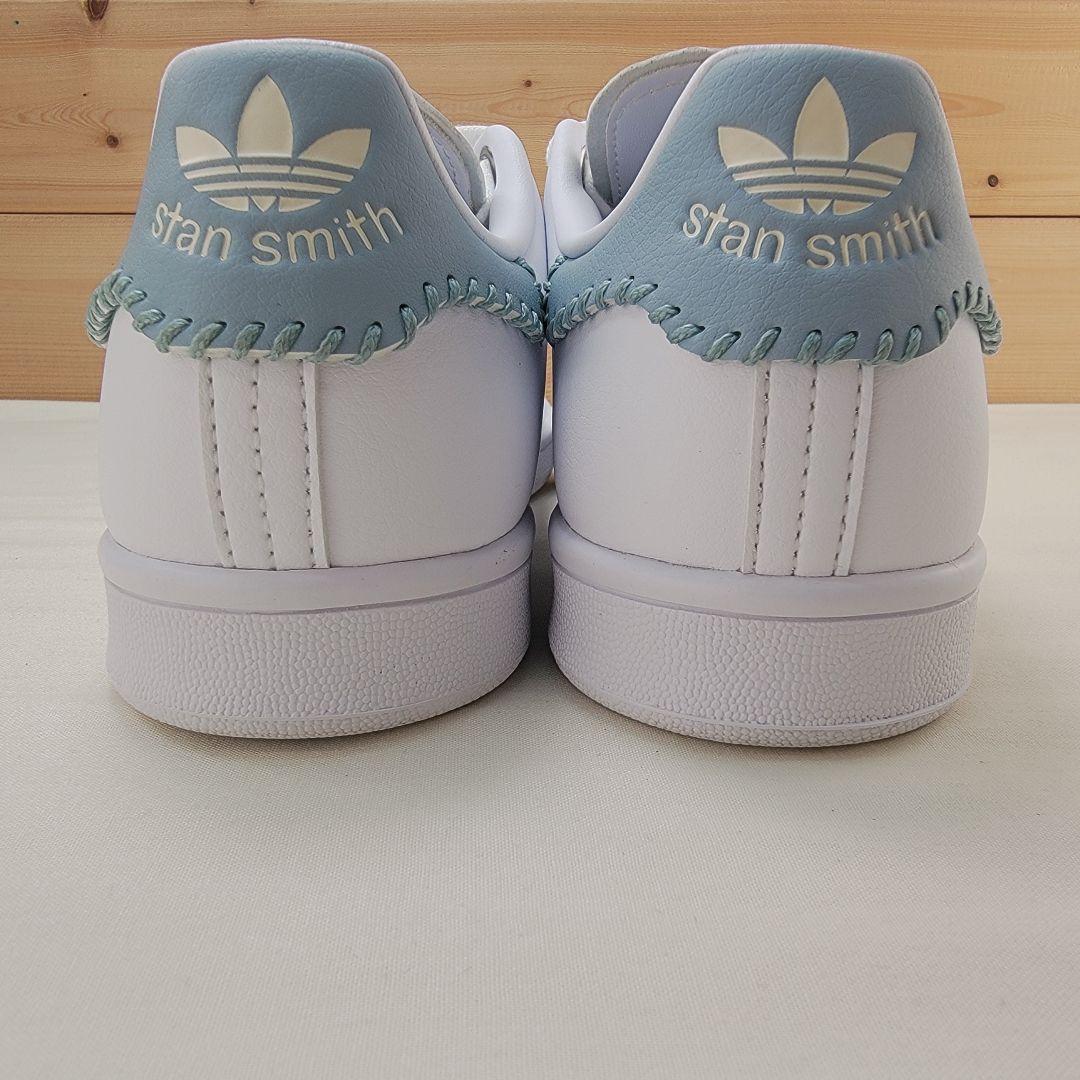 アディダス スタンスミス ホワイト/水色 24.5cm