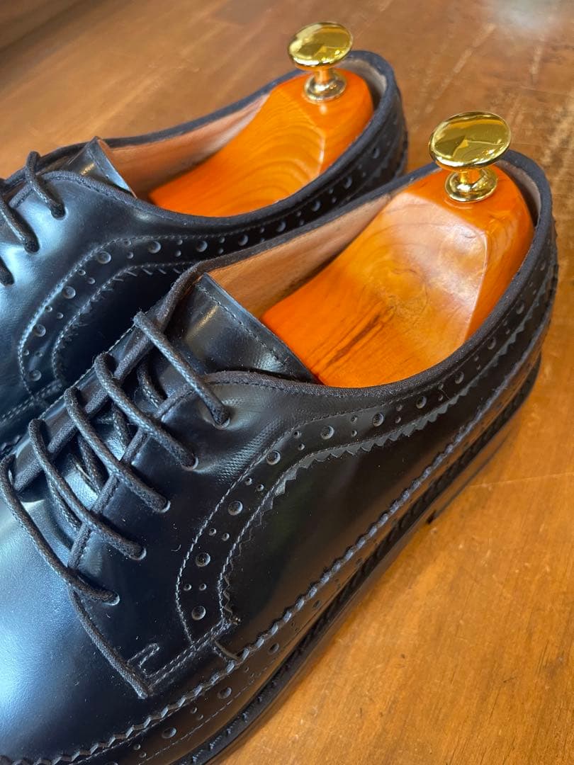 MURATA ORIGINAL9210776ウイングチップ黒鏡面本革26.5