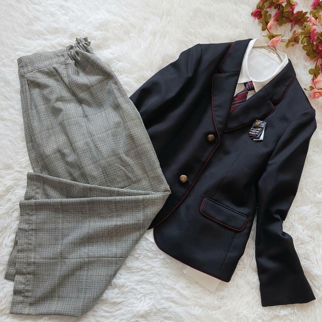 極美品♥ショパン 卒服 165 豪華 5点セット パンツスーツ チェック