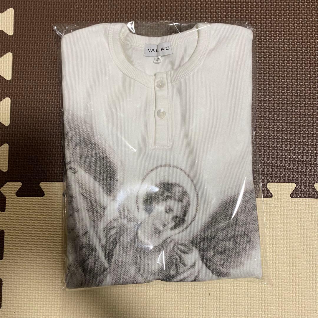 新品】 Mサイズ VALLAD ヘンリーネック サーマル ホワイト io着用