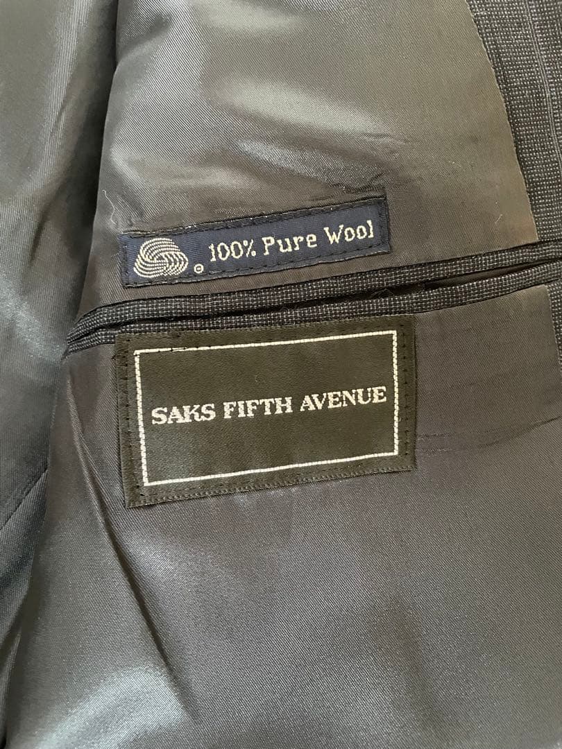 《週末セール》バーバリー スーツ ネイビー ストライプ 入学式 入社式 卒業式