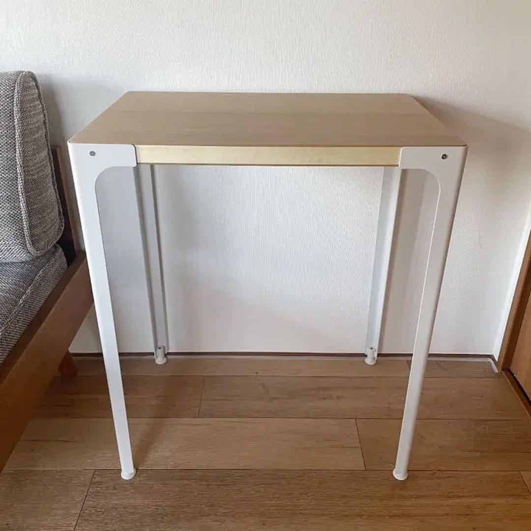 美品】MUJI 無印良品 スチール脚 木製デスク パソコン用デスク - メルカリ