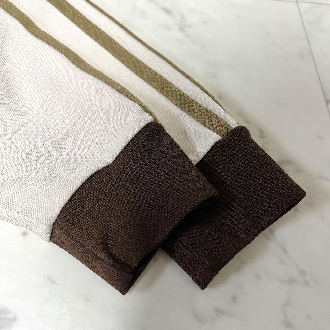 《希少カラー》アディダス トラックジャケット ベージュ×ブラウン×カーキ M