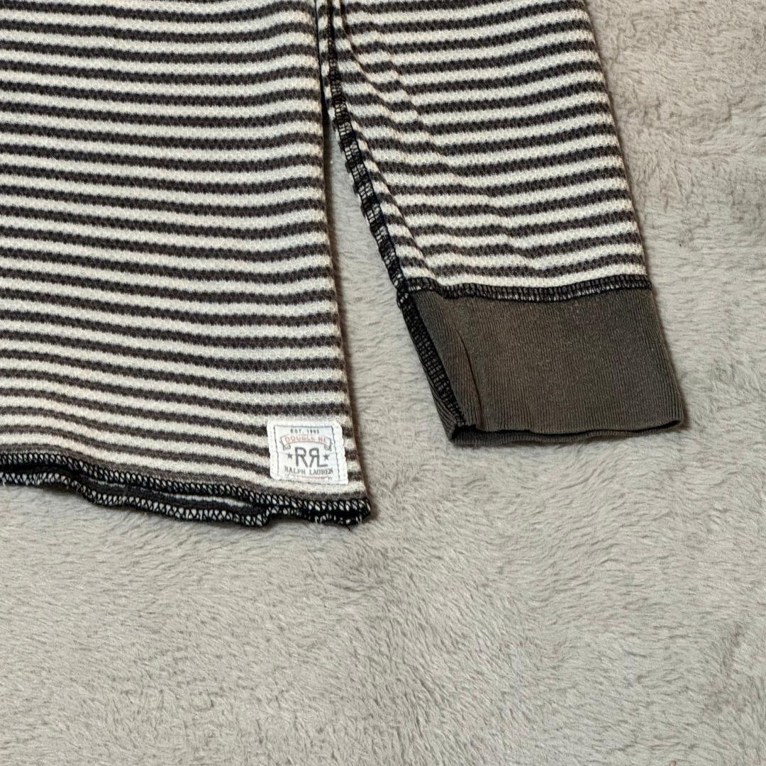 希少・90s初期】RRL 三ツ星タグ ボーダー サーマルカットソー メンズM