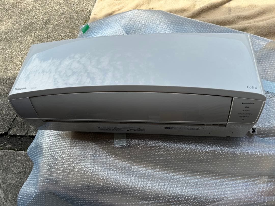 室外機も送料込 パナソニック 6畳用 お掃除エアコン クーラー 2.2kw