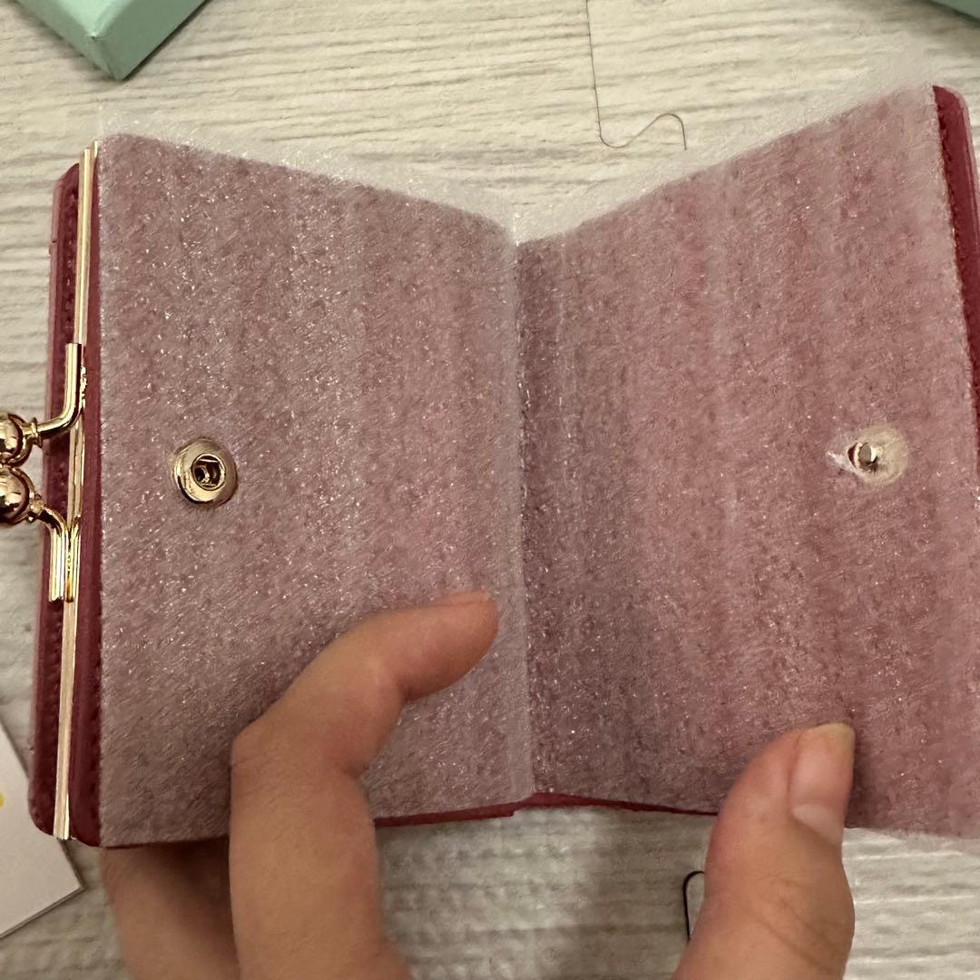 TOCCA トッカ ピンク キルティング 二つ折り財布 ミニ財布