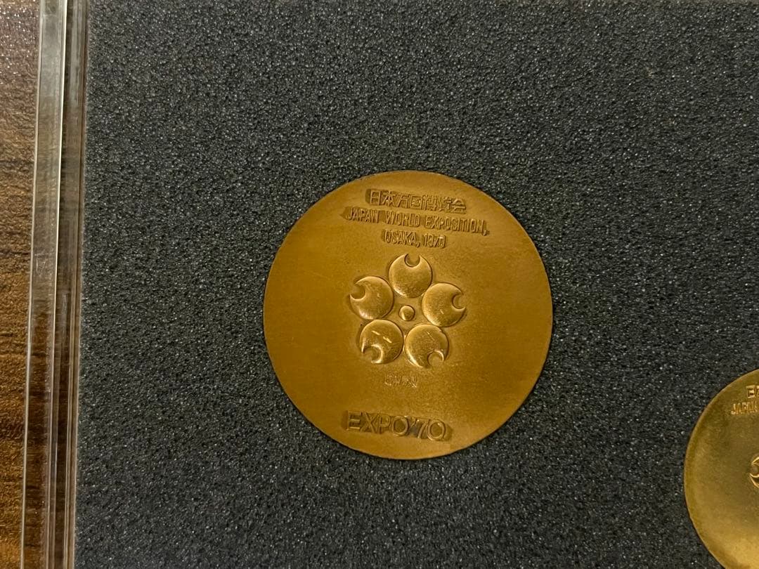 日本万国博覧会EXPO'70 記念メダルセット 金・銀・銅 説明書付 状態