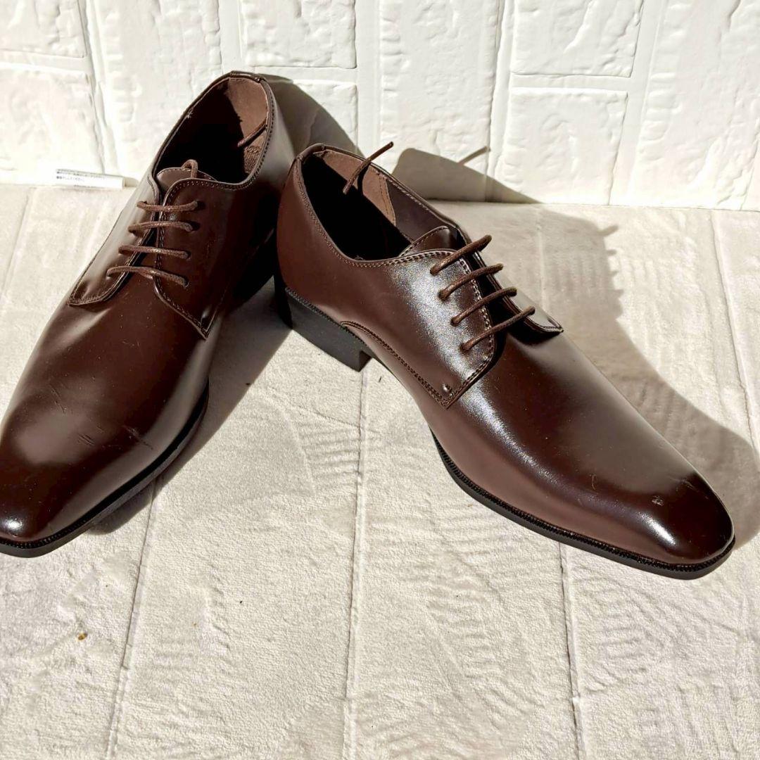 ✨美品✨ESPERER Uチップ ビジネスシューズ ダークブラウン 25cm