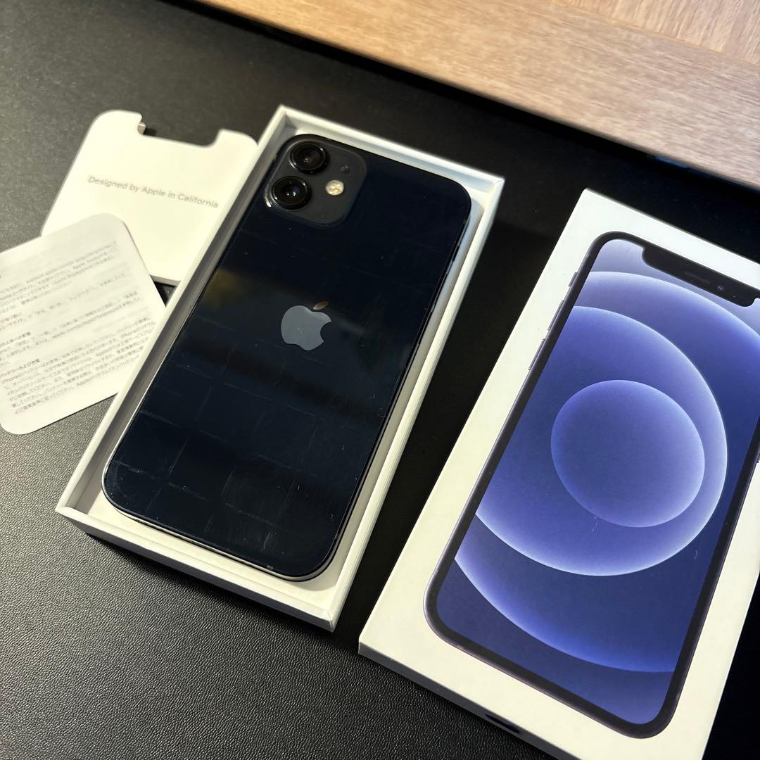 iPhone 12 mini 128gb SIMフリー 83% 箱付属・ケース付 - メルカリ