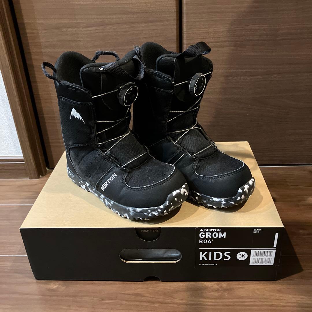BURTON GROM BOA 3K ブラック　21cm Burton Grom Boa® Snowboard Boots