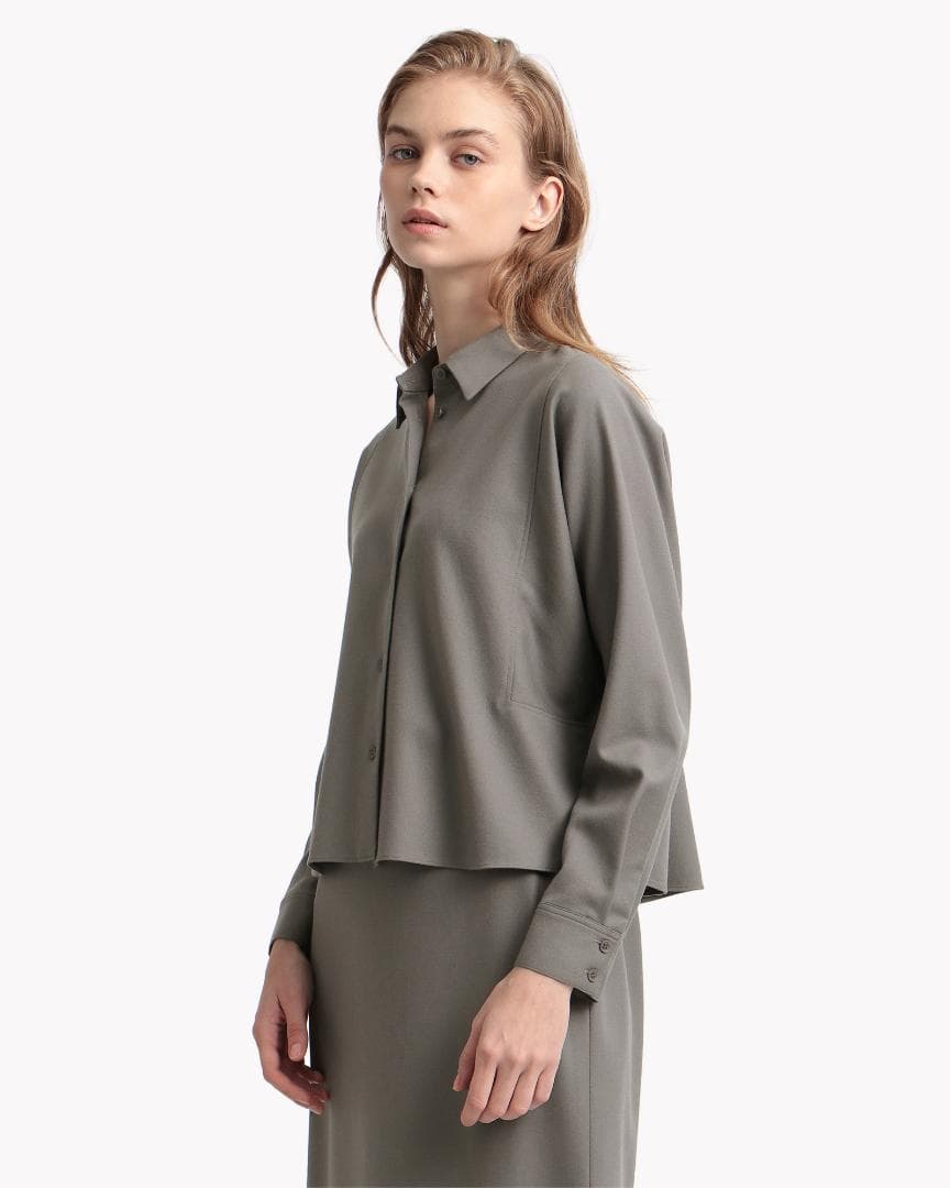 未使用□Theory luxe□New Saxony Nabel ウールのシャツ - メルカリ