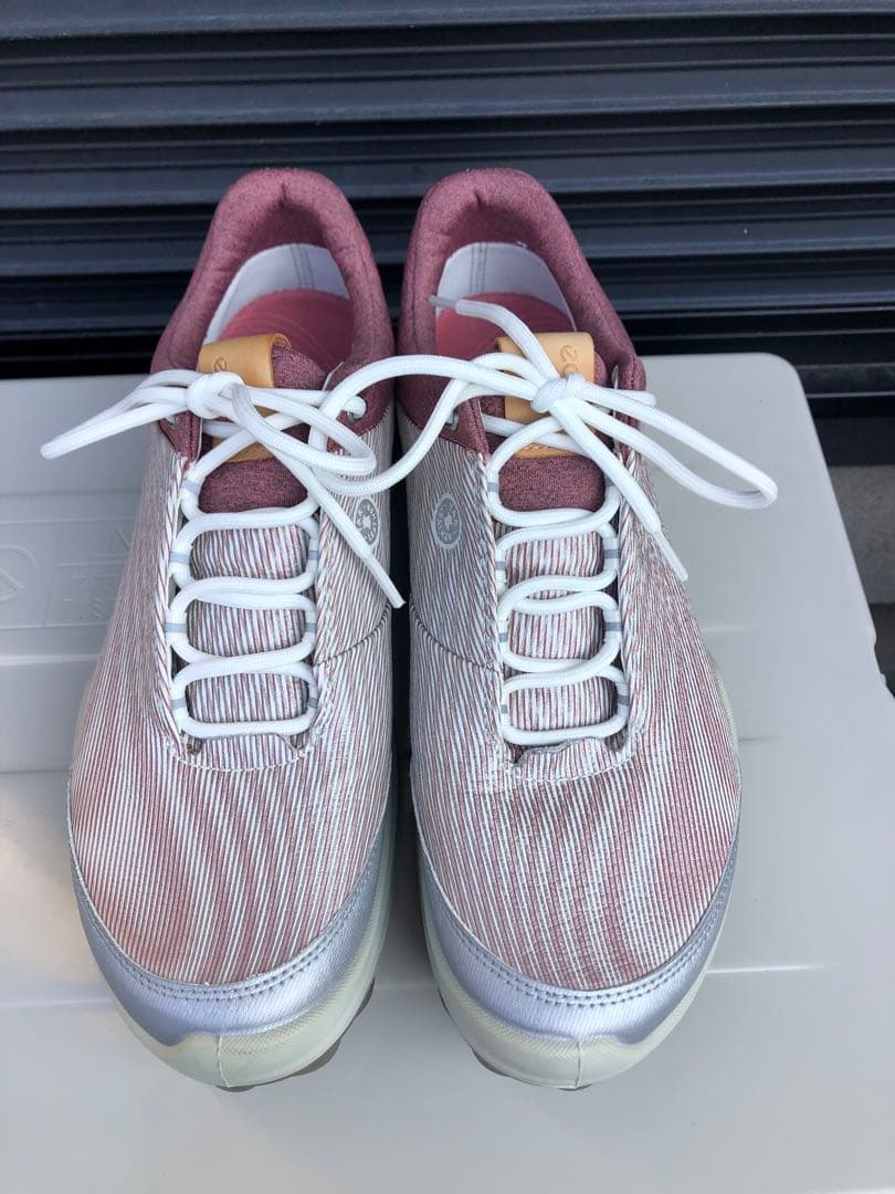 318番 新品未使用ECCOゴルフシューズ39 24.5cm GORE-TEX