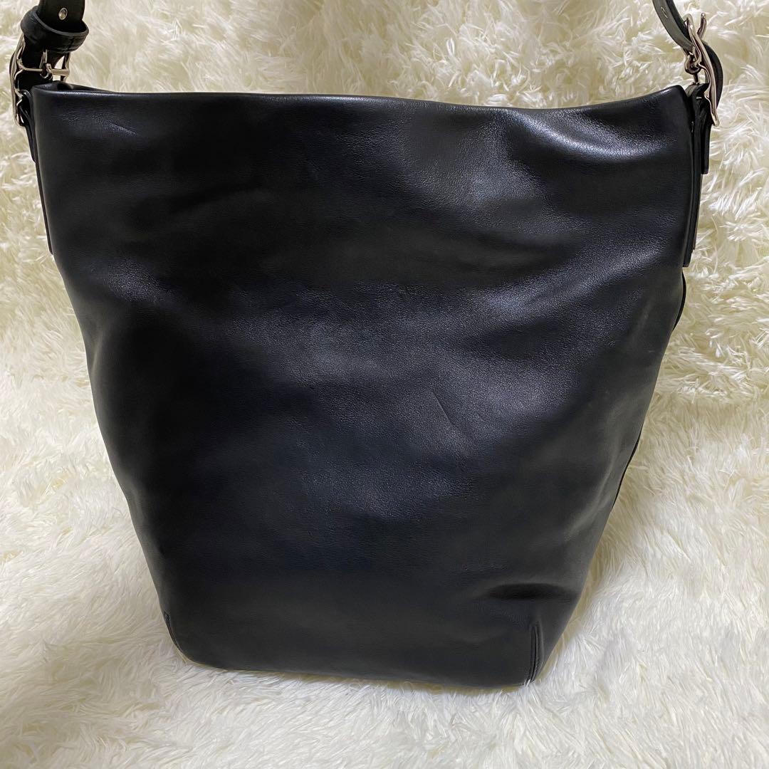 美品】オールドコーチ ショルダー A4 バケツ型 9151 ブラック - メルカリ