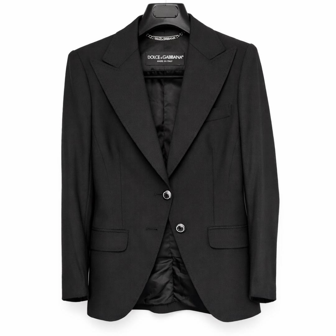 定価49万】ドルチェ＆ガッバーナ ジャケット 42 XL 黒 - メルカリ