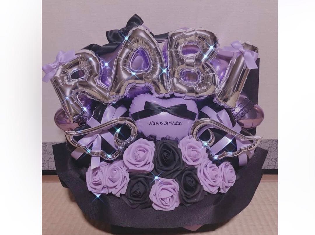 バルーンギフト バルーンアレンジ 生誕祭 推し 祝花 フラスタ 卓フラ