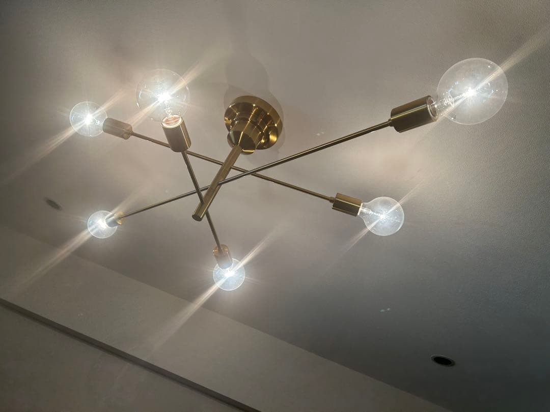 unico Astre アストル シーリングライト ゴールド - メルカリ