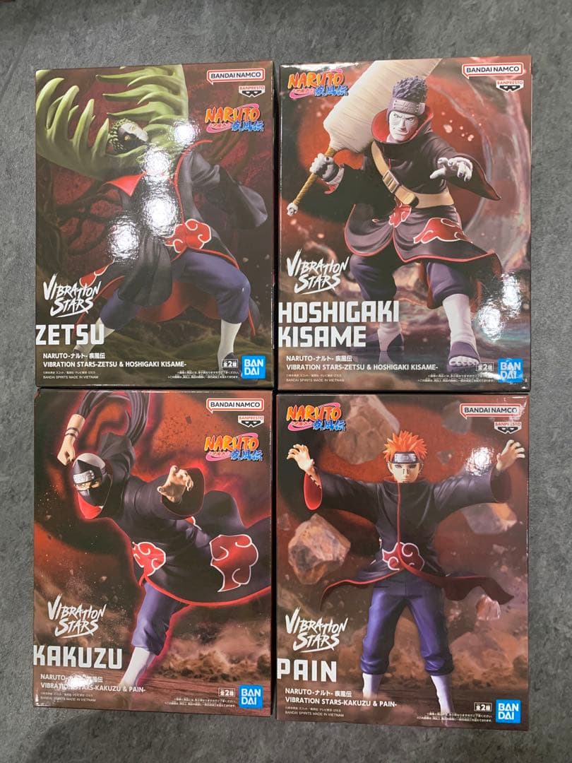 ナルト 疾風伝 VIBRATION STARS 暁 フィギュア 4個 ③ - メルカリ