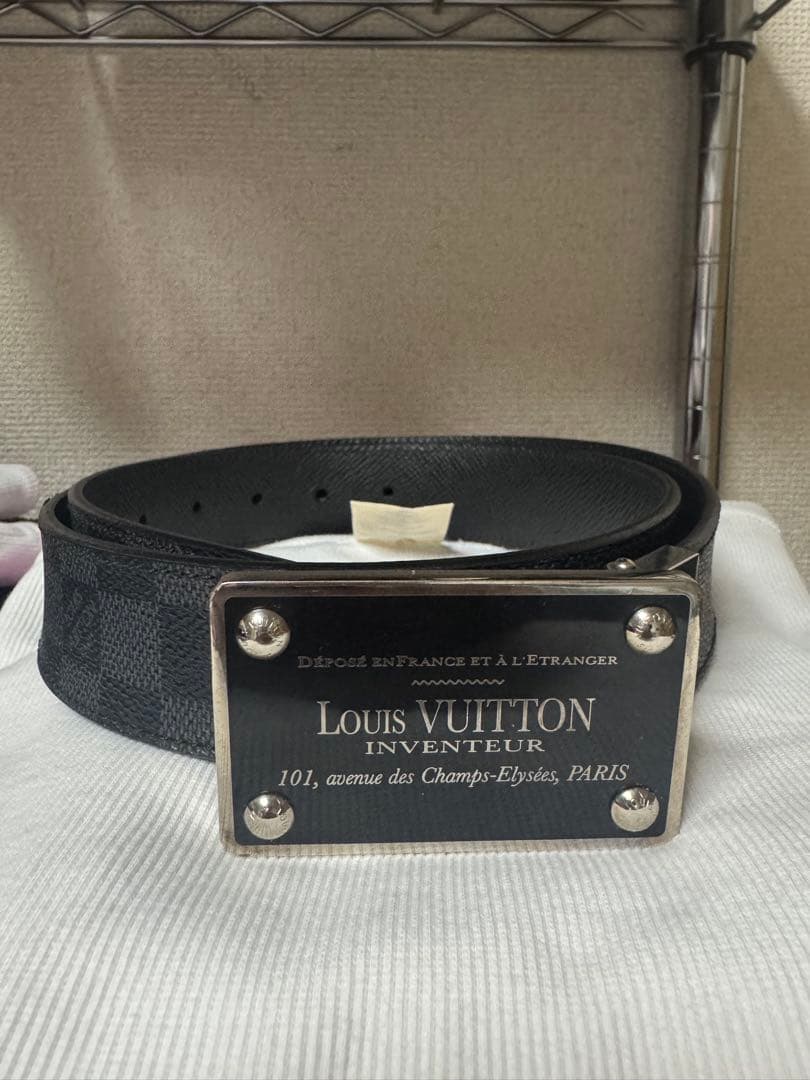 VUITTONベルト　ヴィトン LOUIS VUITTON（ルイ・ヴィトン） Signature Chain Belt サンチュール