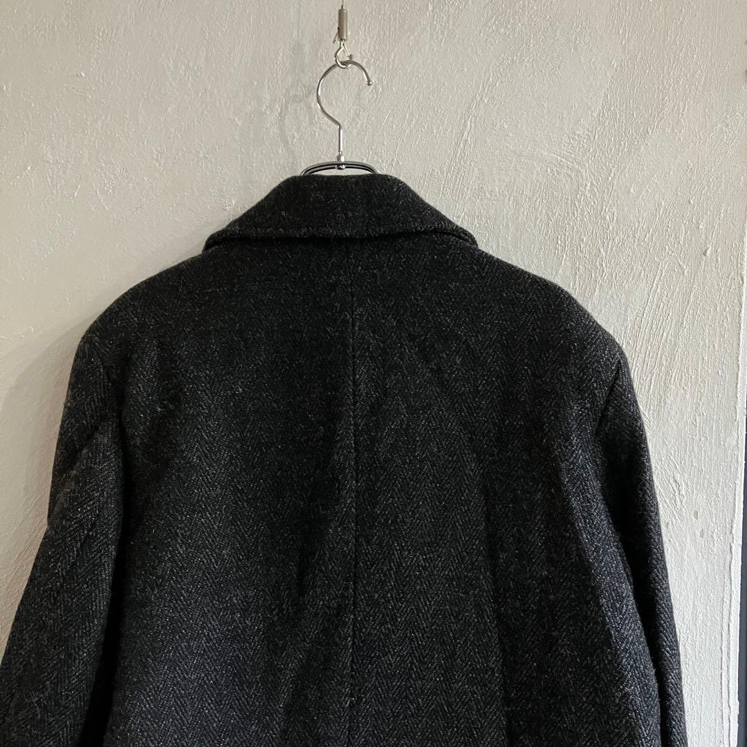 フランス製 Agnes b. ツイード ステンカラーコート アニエスベー