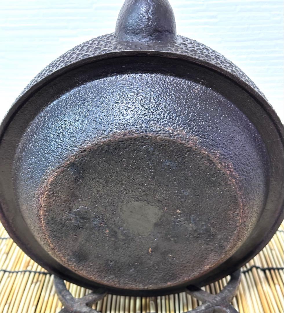 未使用、保管品 南部三厳堂18型九重亀甲 南部鉄瓶 nasco様 売約済み