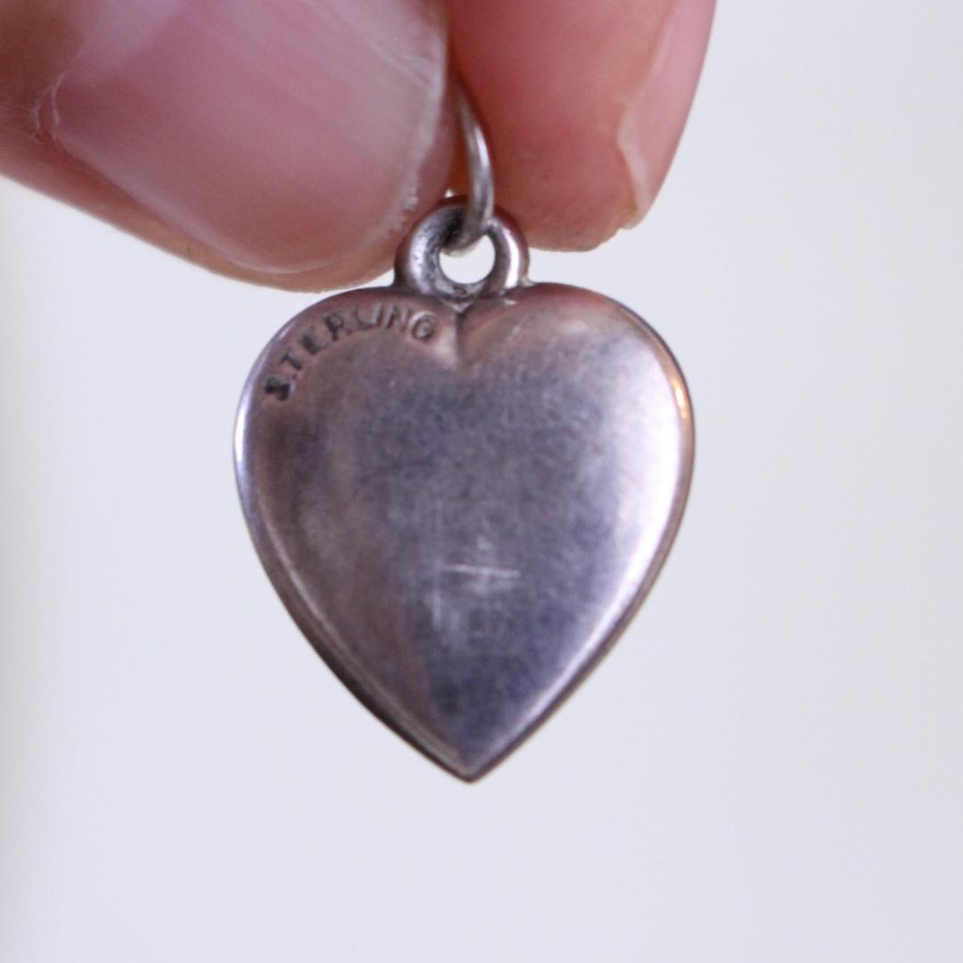 40s スウィートハートジュエリー パフィハート シルバー MY LUCKY