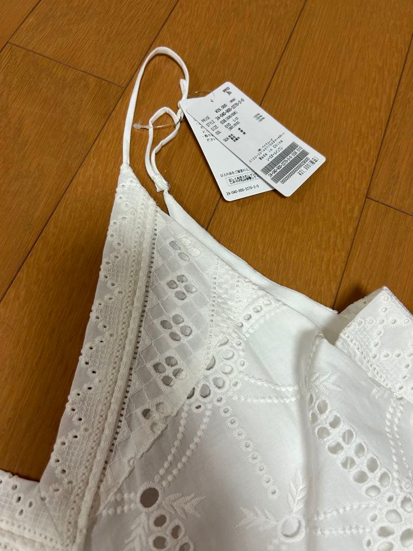 イエナ IENA レースオールインワン ホワイト バックリボン 未使用 完売