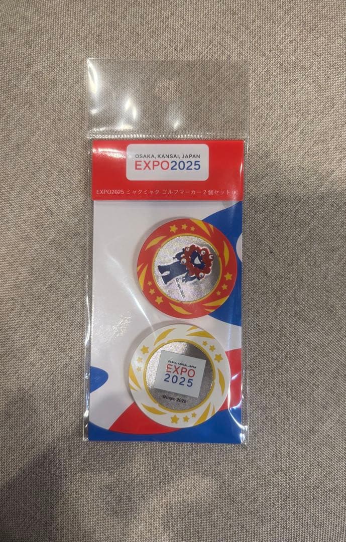 ⭐︎新品⭐︎ 万博会場限定 ゴルフマーカー ミャクミャク - メルカリ