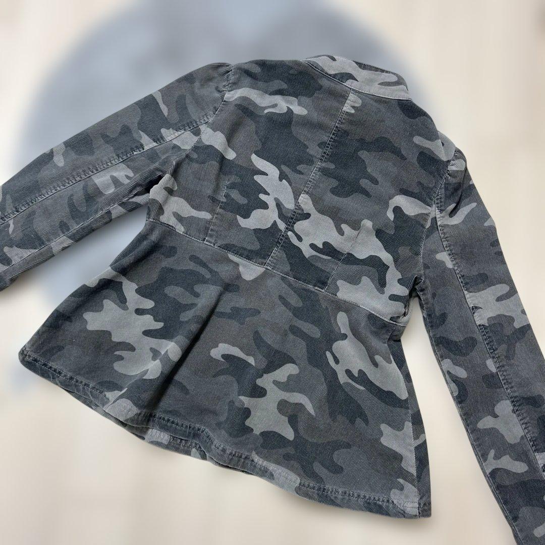 LAGUAGEM PEPLUM CAMO トップス コーデュロイ グレー - メルカリ