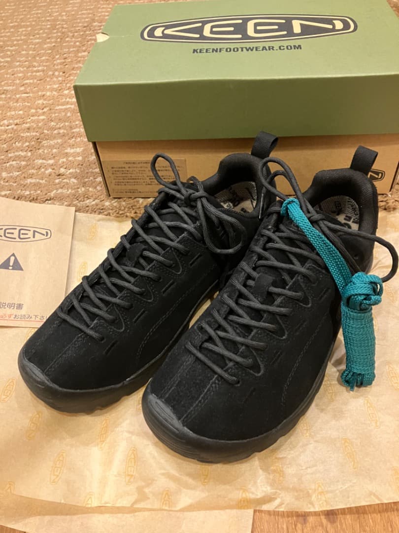 KEEN JASPER WP ブラック 7.5 24.5 Men's Suede Sneakers - Jasper | KEEN Footwear