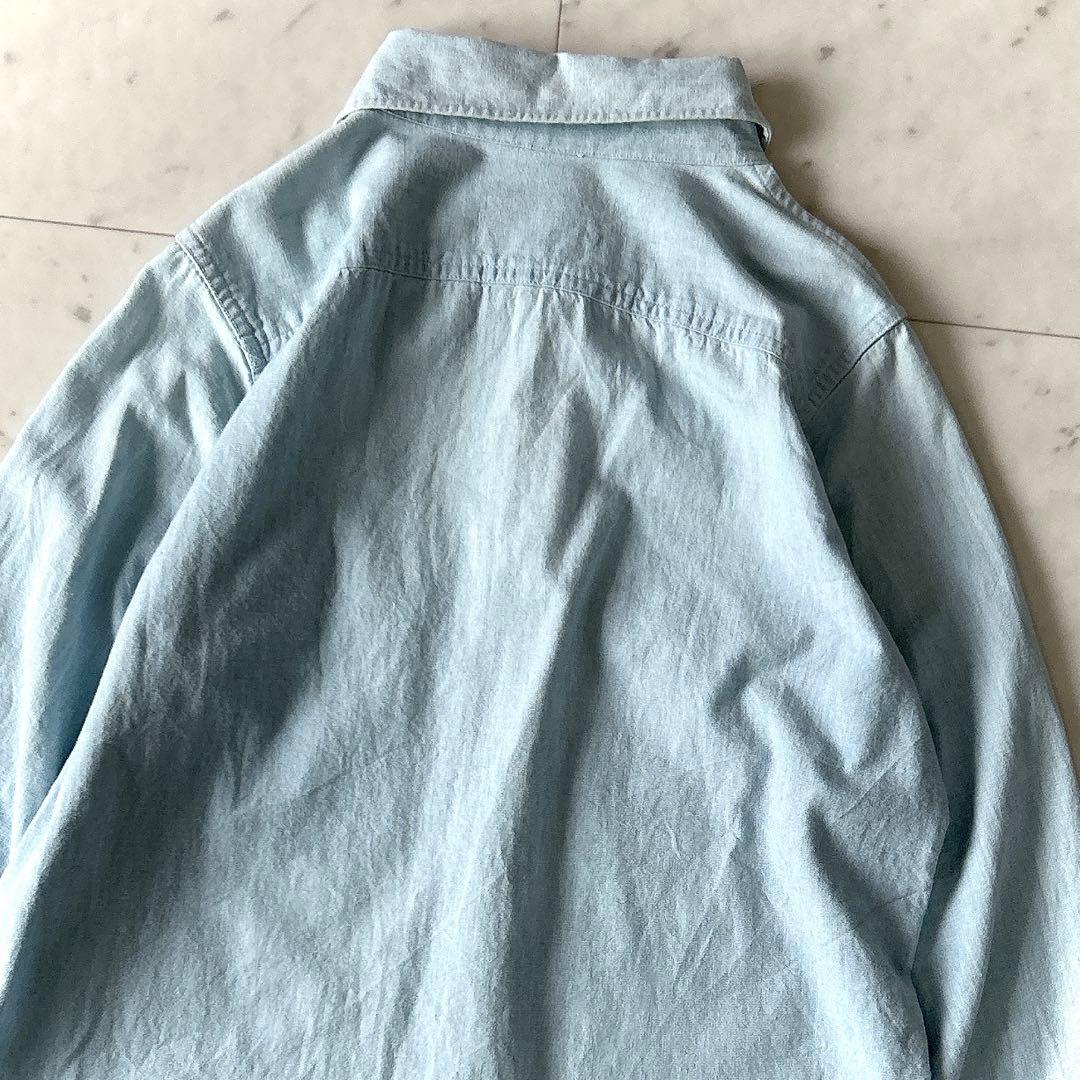 美品 マディソンブルー マダム ワークシャツ シャンブレー ライト