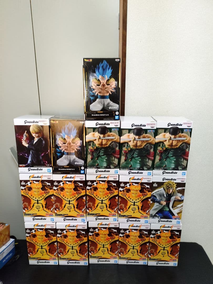グランディスタフィギュア16点セット ワンピース グランディスタ フィギュア セット - メルカリ