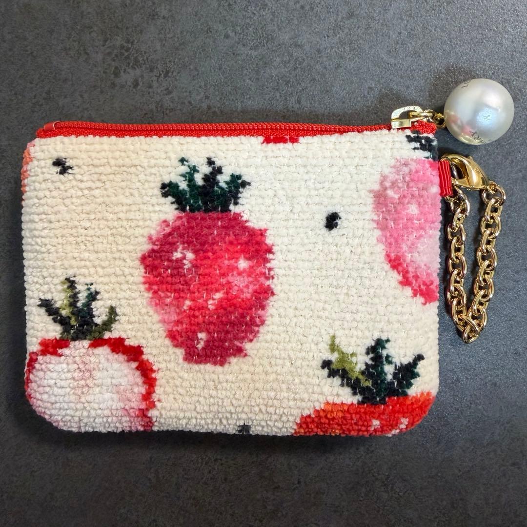 ラブラリーバイフェイラー ストロベリードット キー&カードポーチ