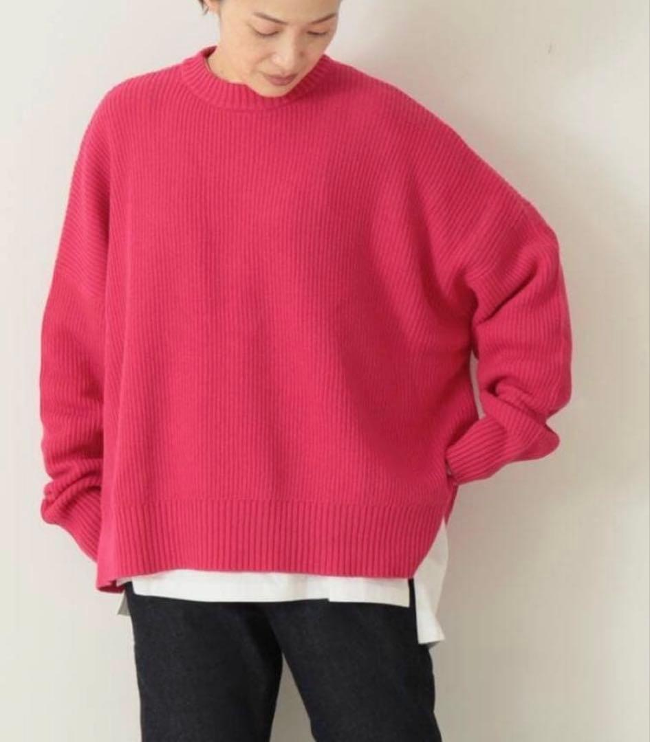 ジャーナルスタンダードラックス　コットンアゼクルーネックプルオーバー JOURNAL STANDARD LUXE（ジャーナルスタンダード ラックス）の「COTTON