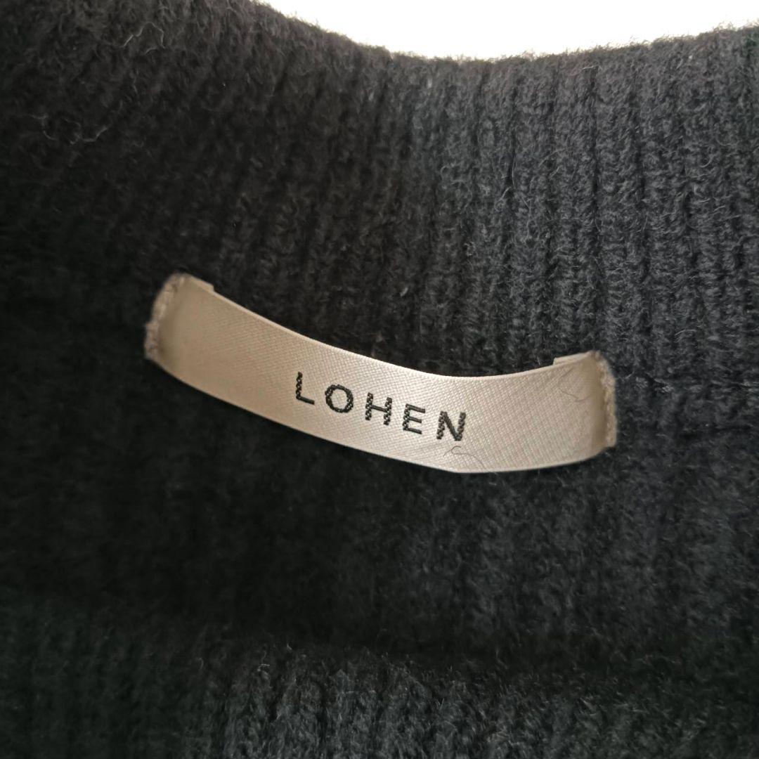 極美品✨ ローヘンLOHEN レイヤードスリーブニット ハイネック