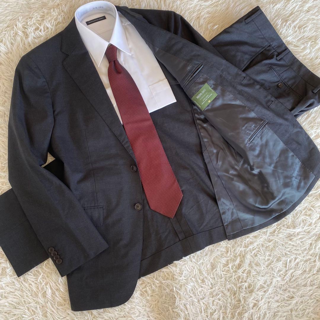 極美品✨グリーンレーベル×レダ　トロ無地 スーツセットアップ 2B RV　48 green label relaxing（グリーンレーベルリラクシング）の「＜REDA