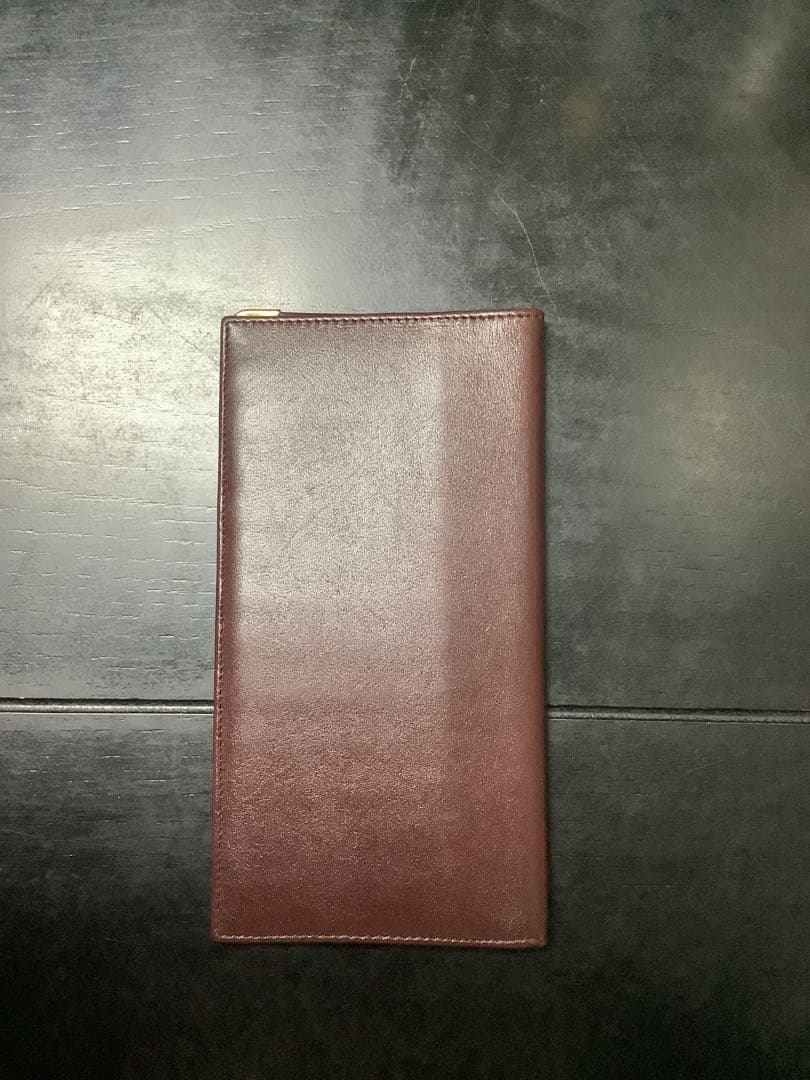 未使用保管品/パテックフィリップ/二つ折り 長財布/レザー/ブラウン