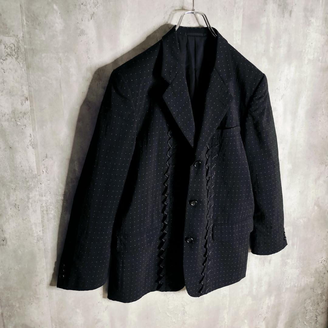 田中オム・美品】コムデギャルソンオム フリル テーラードジャケット