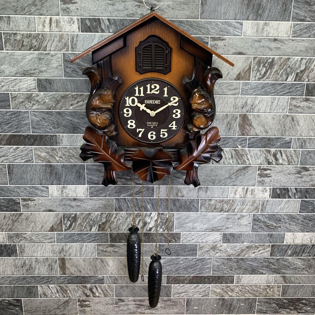 ビンテージ SEIKO BIRDIE 木製鳩時計 PB314B ハト時計 - メルカリ