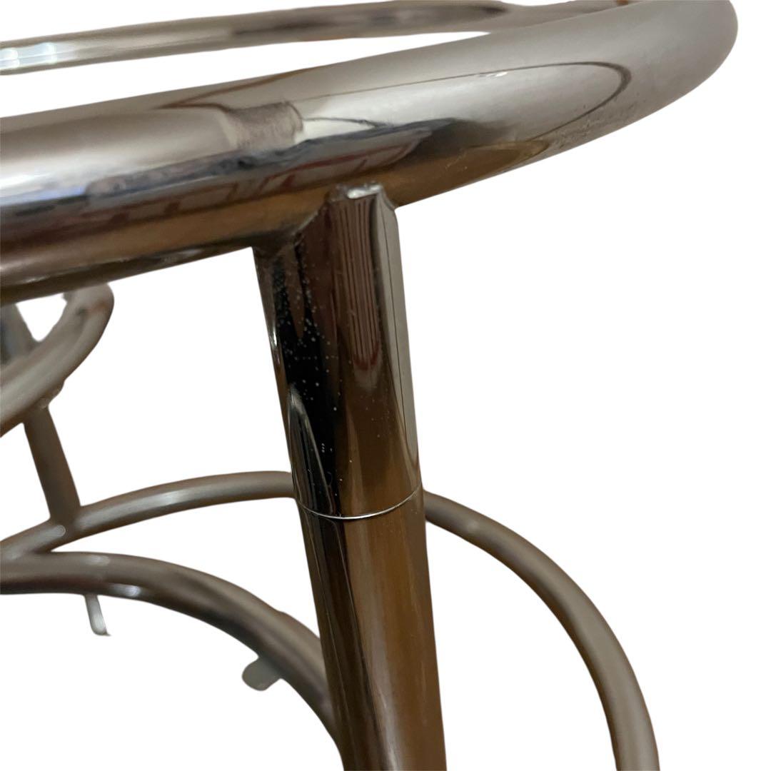 ミッドセンチュリー 丸型 ラウンドテーブル ヴィンテージ 4段 - メルカリ