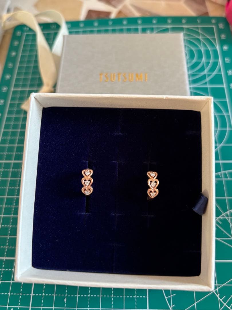 ピンクゴールドハートピアス 楽天市場】ピンクトルマリン ハート ピアス ピンクゴールド K10PG 10k