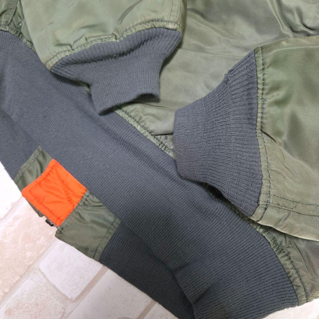 USA製 80s アルファインダストリーズ MA-1 カーキ M - メルカリ