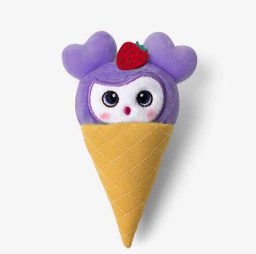 TWICE LOVELYS アイス ぬいぐるみ バッチ サナ サブリー