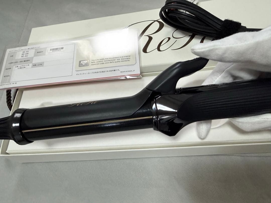 ReFa カールヘアアイロン プロ ブラック 32mm - メルカリ