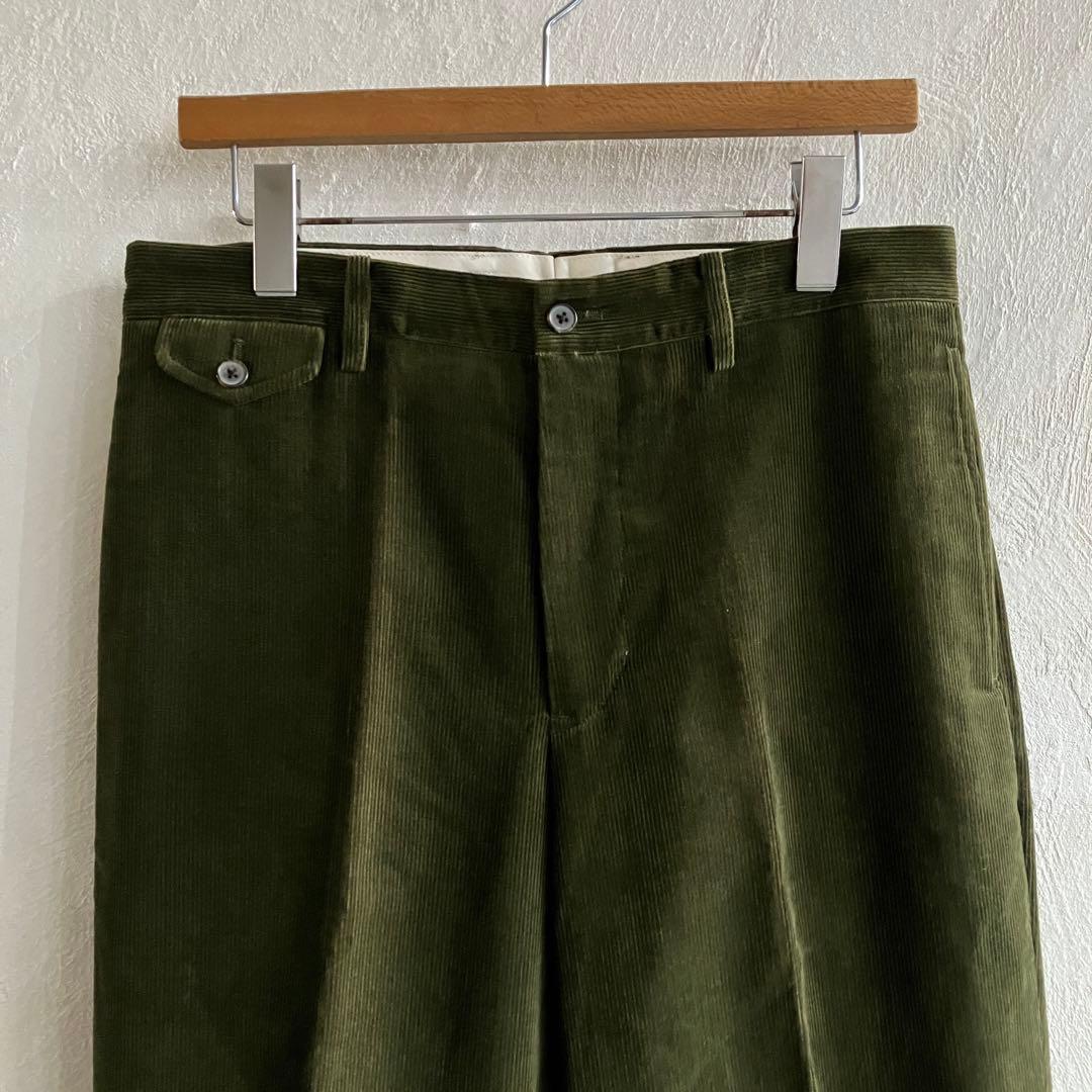新品 D.C.WHITE BOSTON CORDUROY オリーブ 46